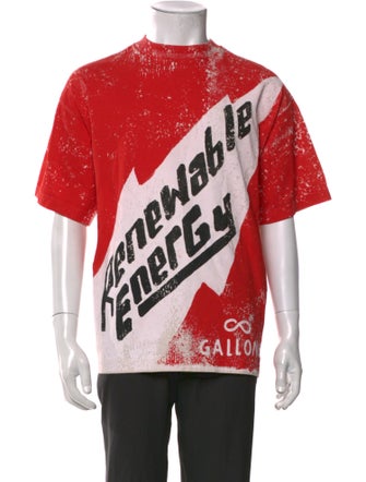 Acne Studios Graphic Print Crew Neck T-Shirt