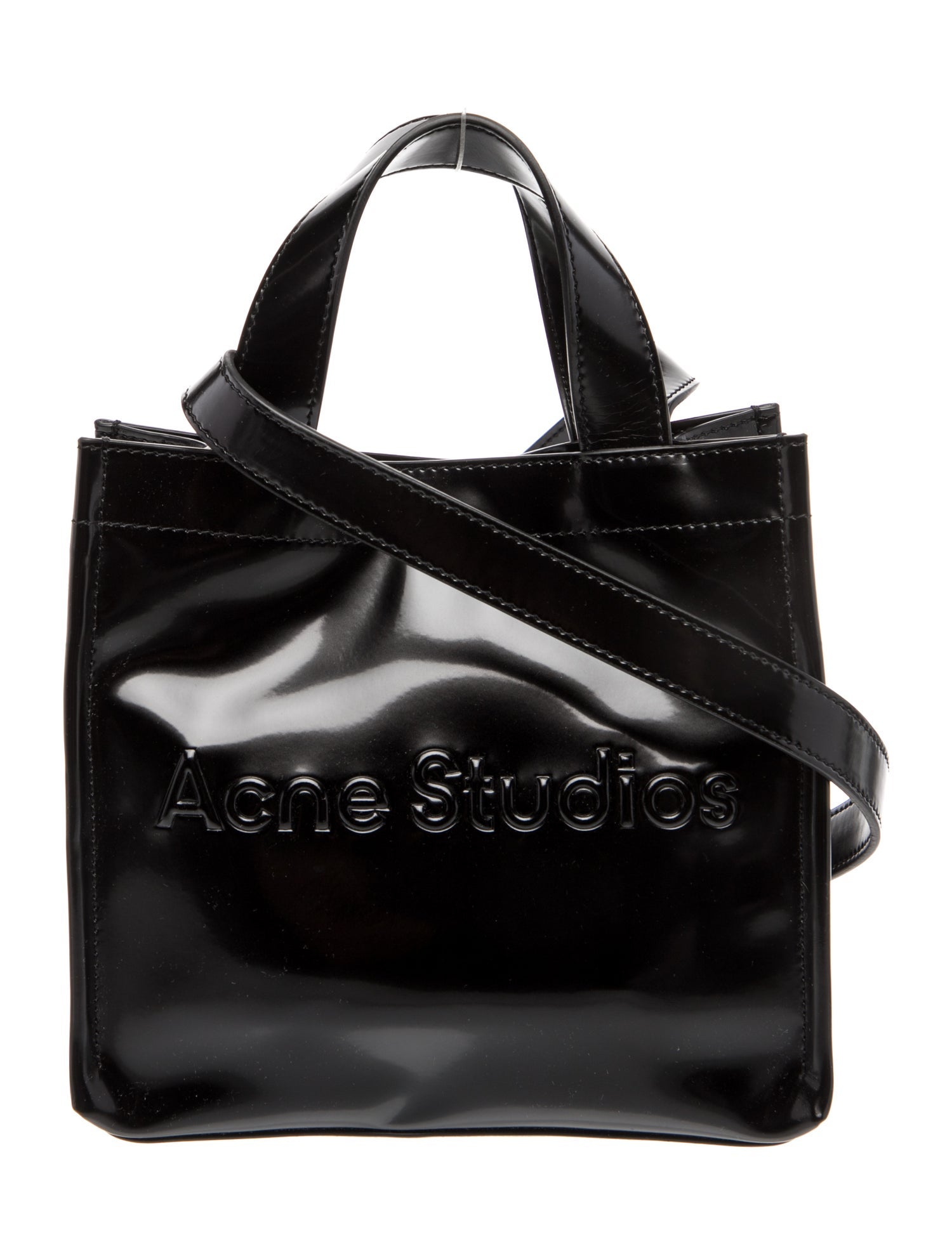 Acne Studios Patent Leather Backpack
