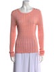 Acne Studios Scoop Neck Long Sleeve Top