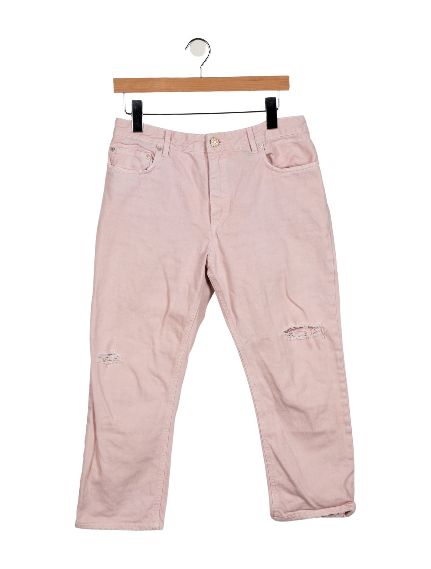 Acne Studios Mid-Rise Straight Leg Jeans