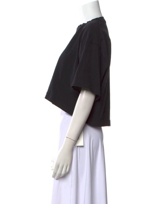 Acne Studios Crew Neck Short Sleeve Crop Top