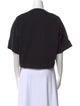 Acne Studios Crew Neck Short Sleeve Crop Top