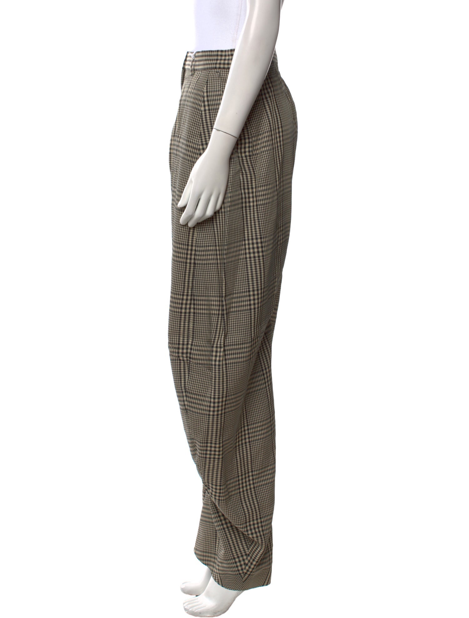 Acne Studios Plaid Print Wide Leg Pants w/ Tags