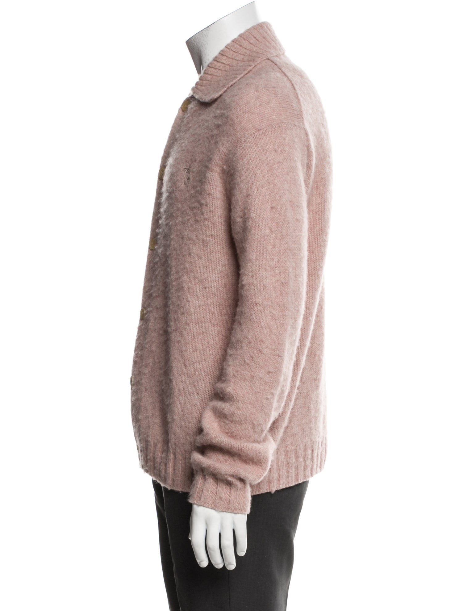 Acne Studios Wool Collar Cardigan