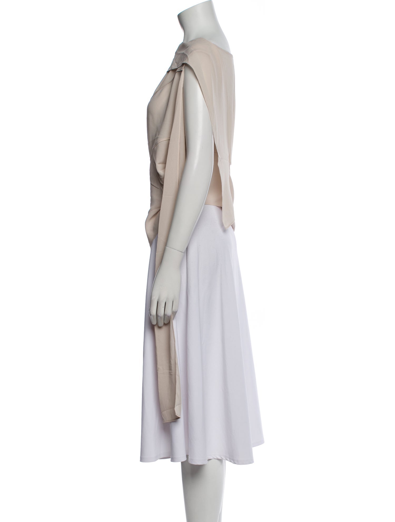 Acne Studios One-Shoulder Sleeveless Tunic