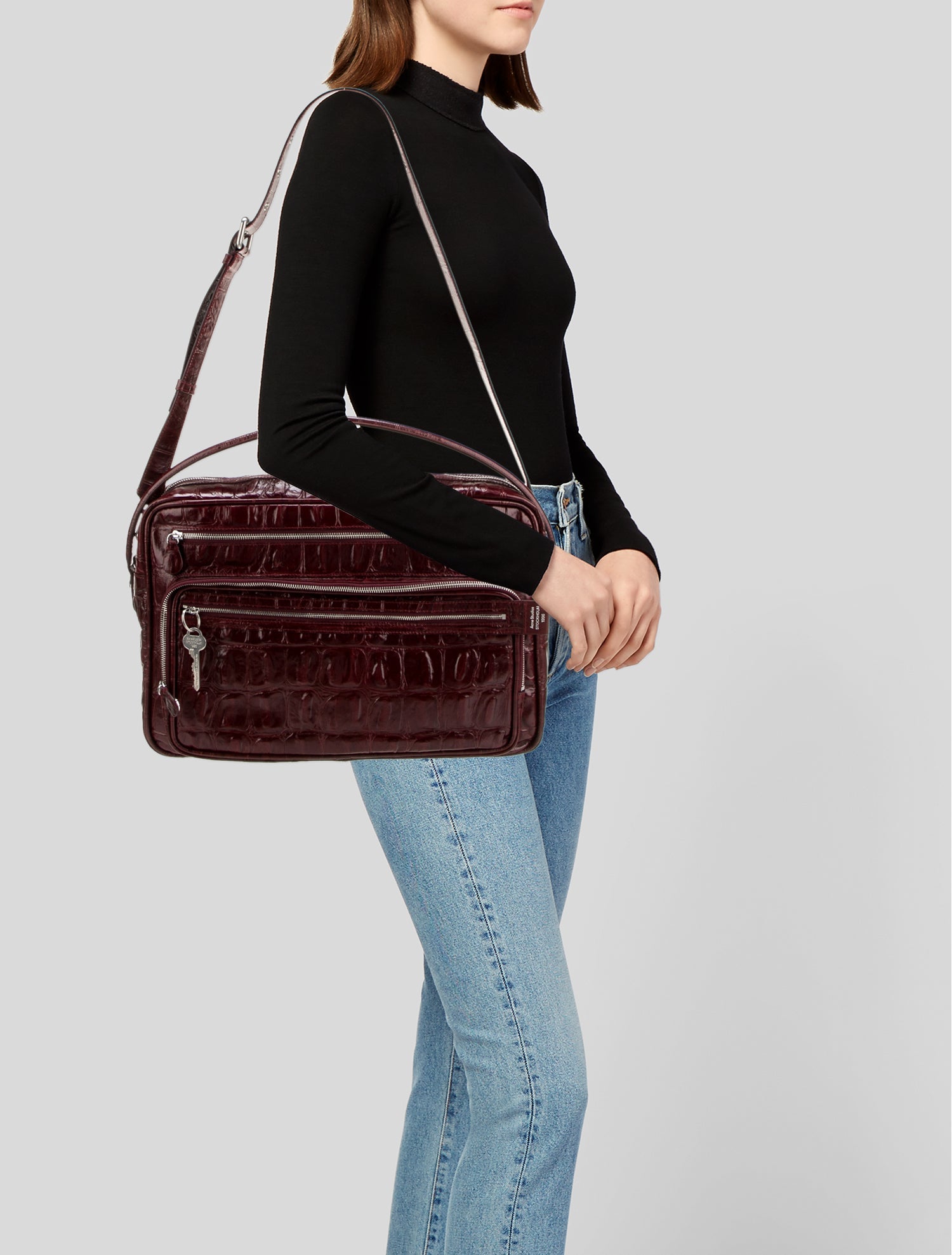 Acne Studios Embossed Leather Camero