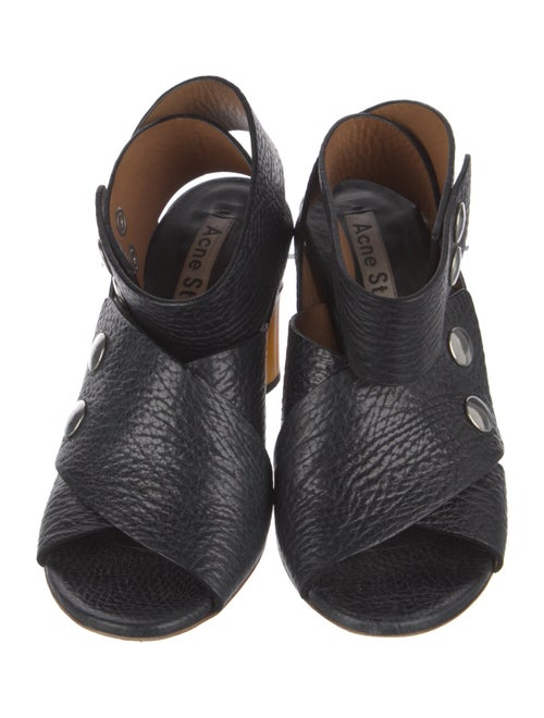 Acne Studios Leather Slingback Sandals