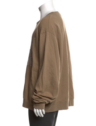 Acne Studios Graphic Print Crew Neck Pullover