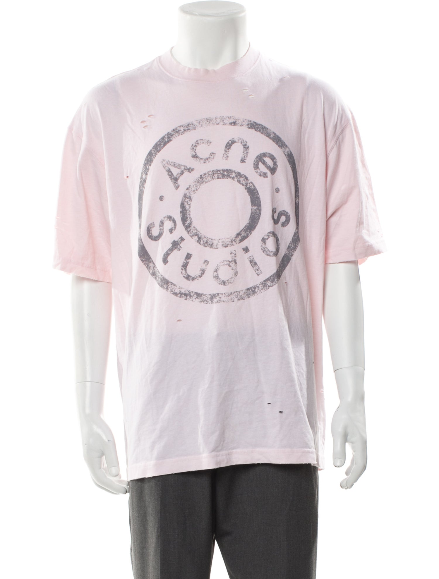 Acne Studios Graphic Print Crew Neck T-Shirt