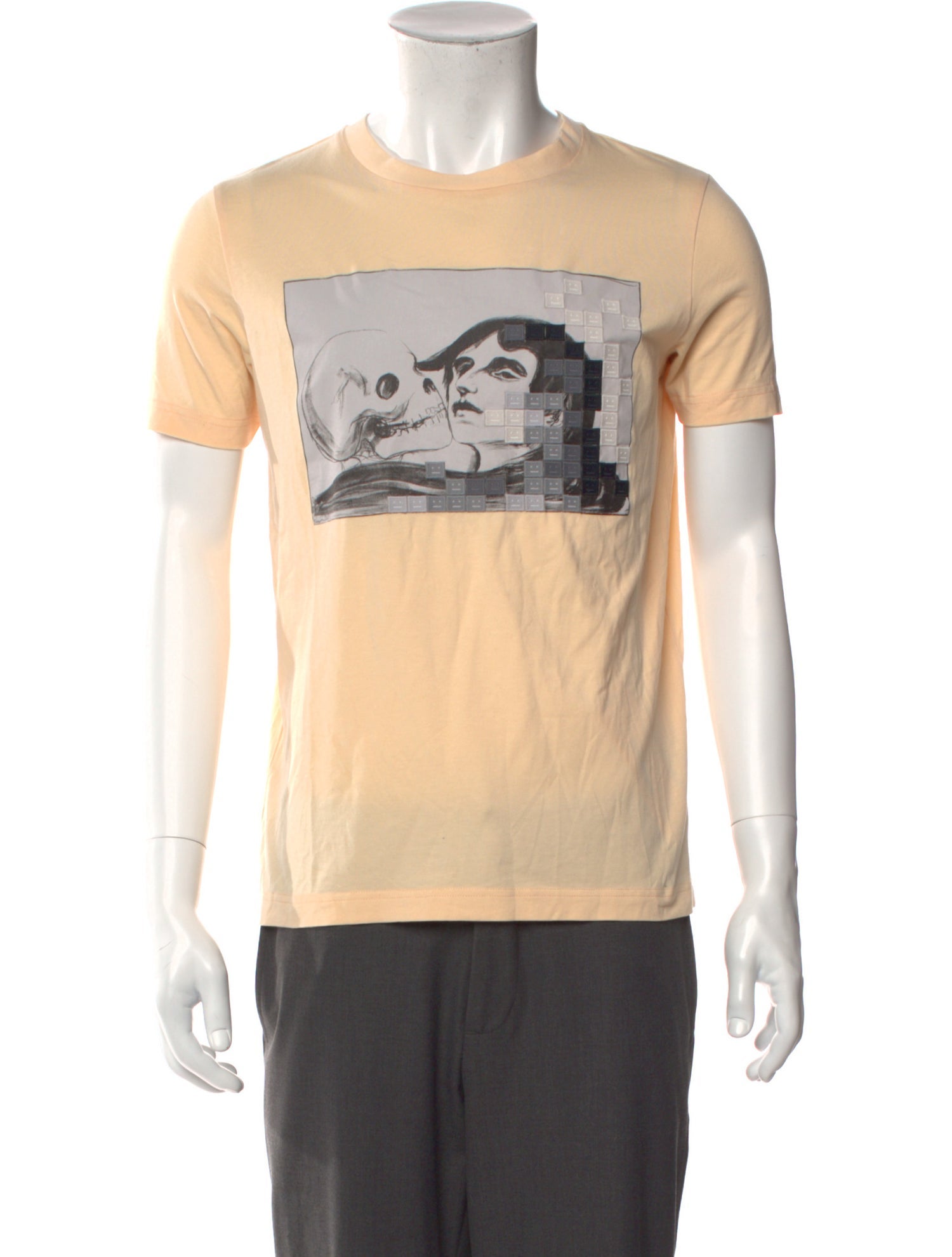 Acne Studios Graphic Print Crew Neck T-Shirt