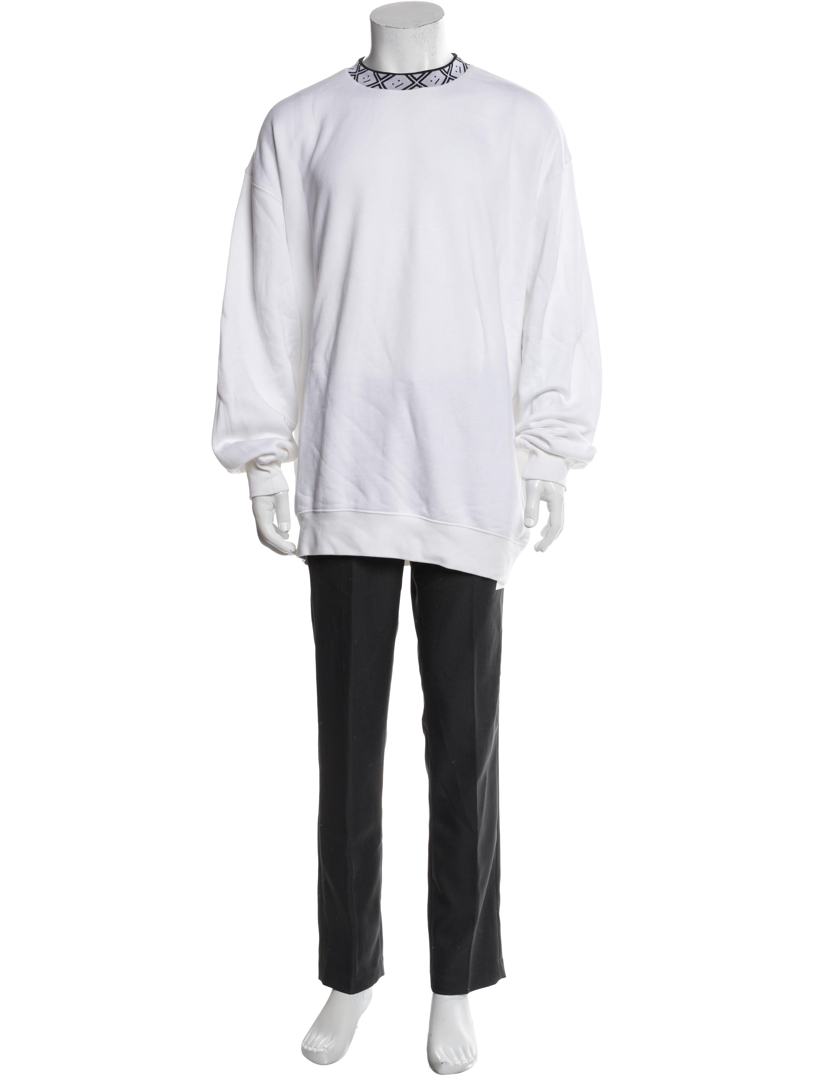 Acne Studios Graphic Print Crew Neck Sweatshirt