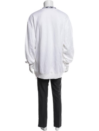 Acne Studios Graphic Print Crew Neck Sweatshirt