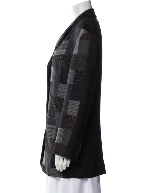 Acne Studios Plaid Print Blazer