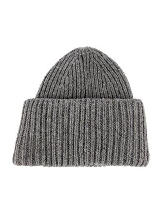 Acne Studios Casual Wool Knit Beanie Hat