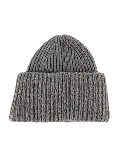 Acne Studios Casual Wool Knit Beanie Hat