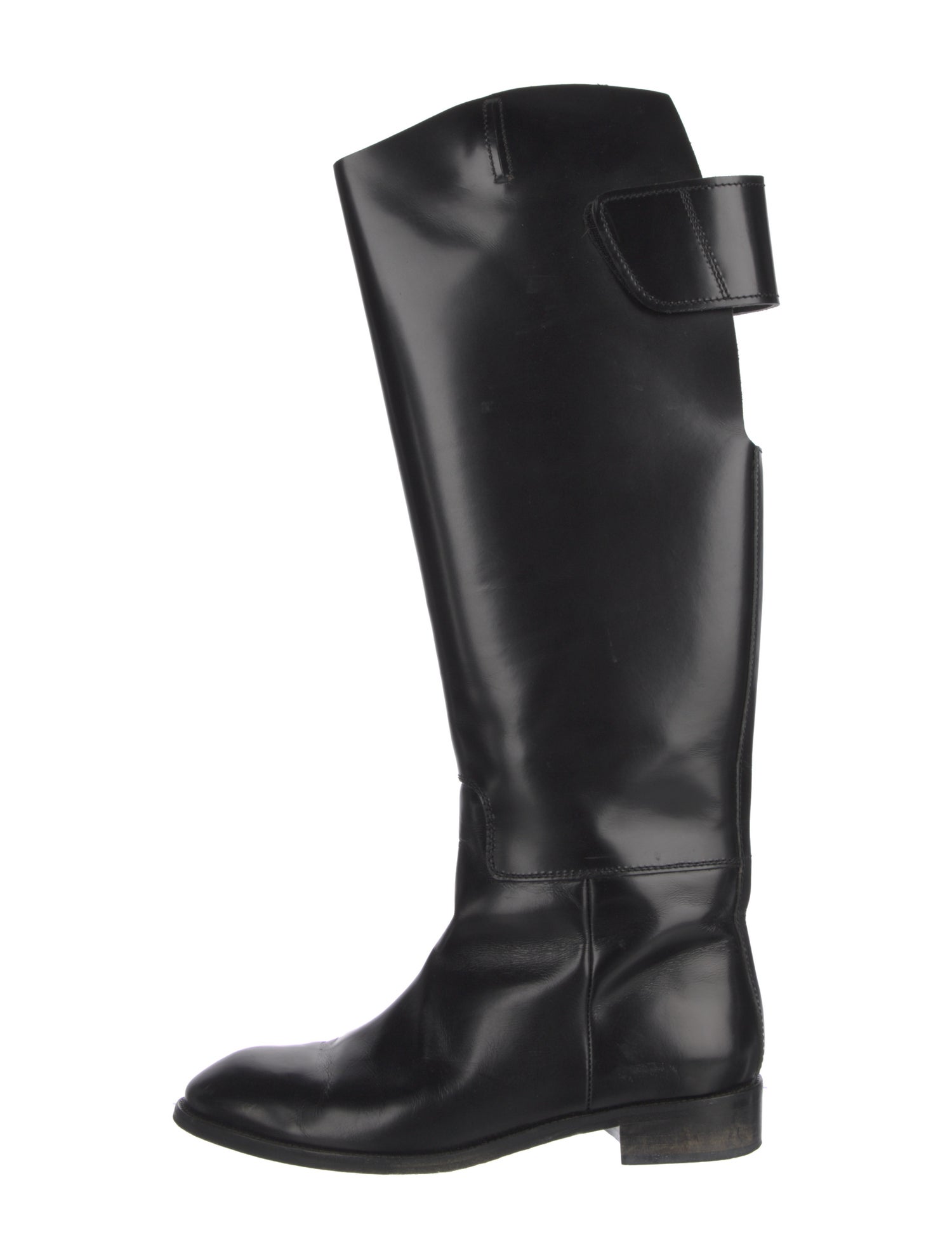 Acne Studios Patent Leather Riding Boots