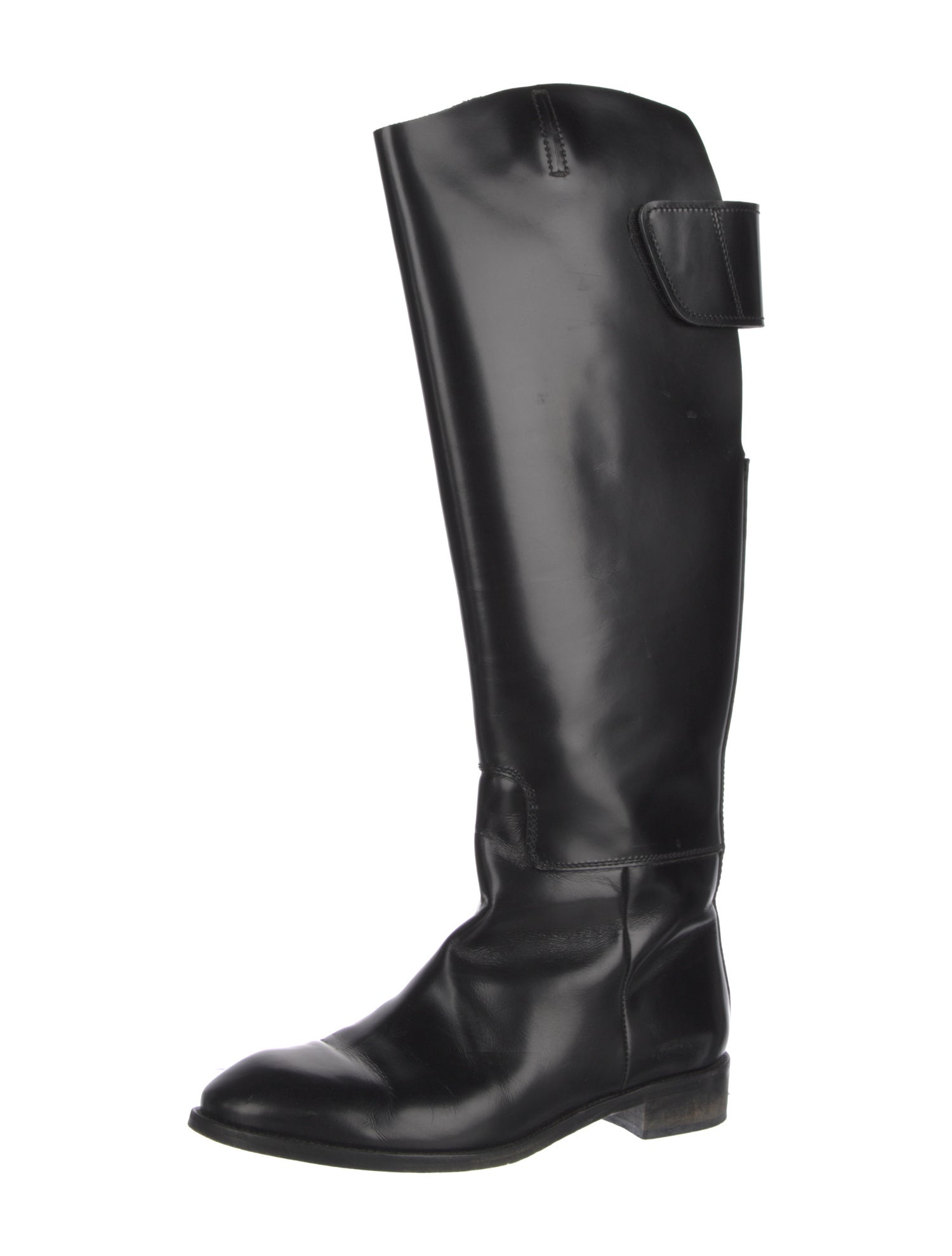 Acne Studios Patent Leather Riding Boots