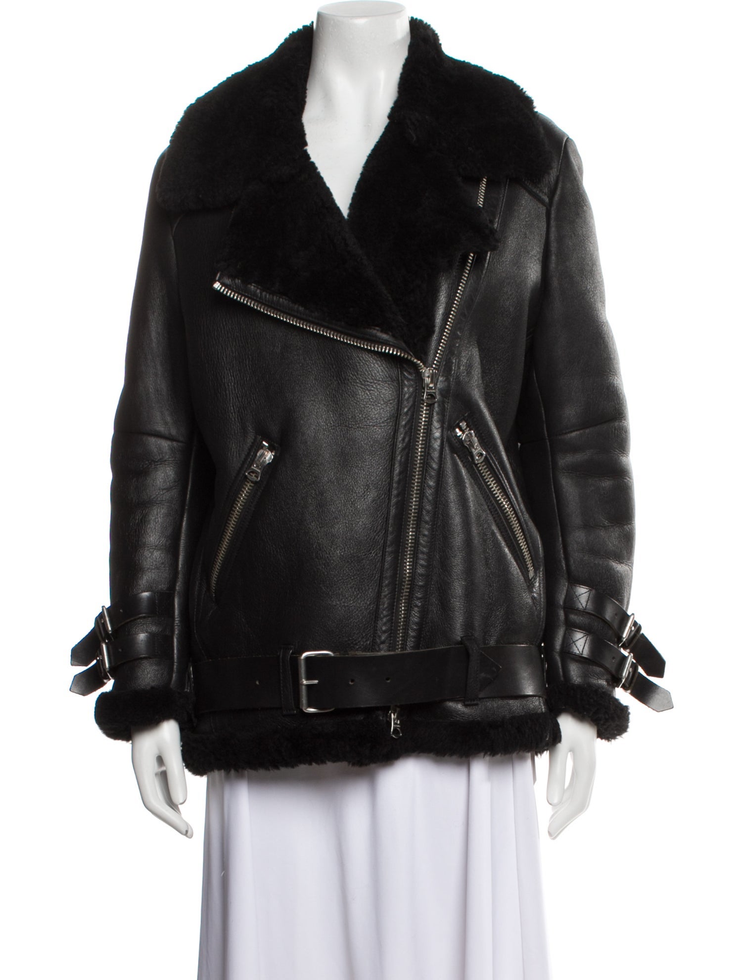Acne Studios Shearling Fur Jacket