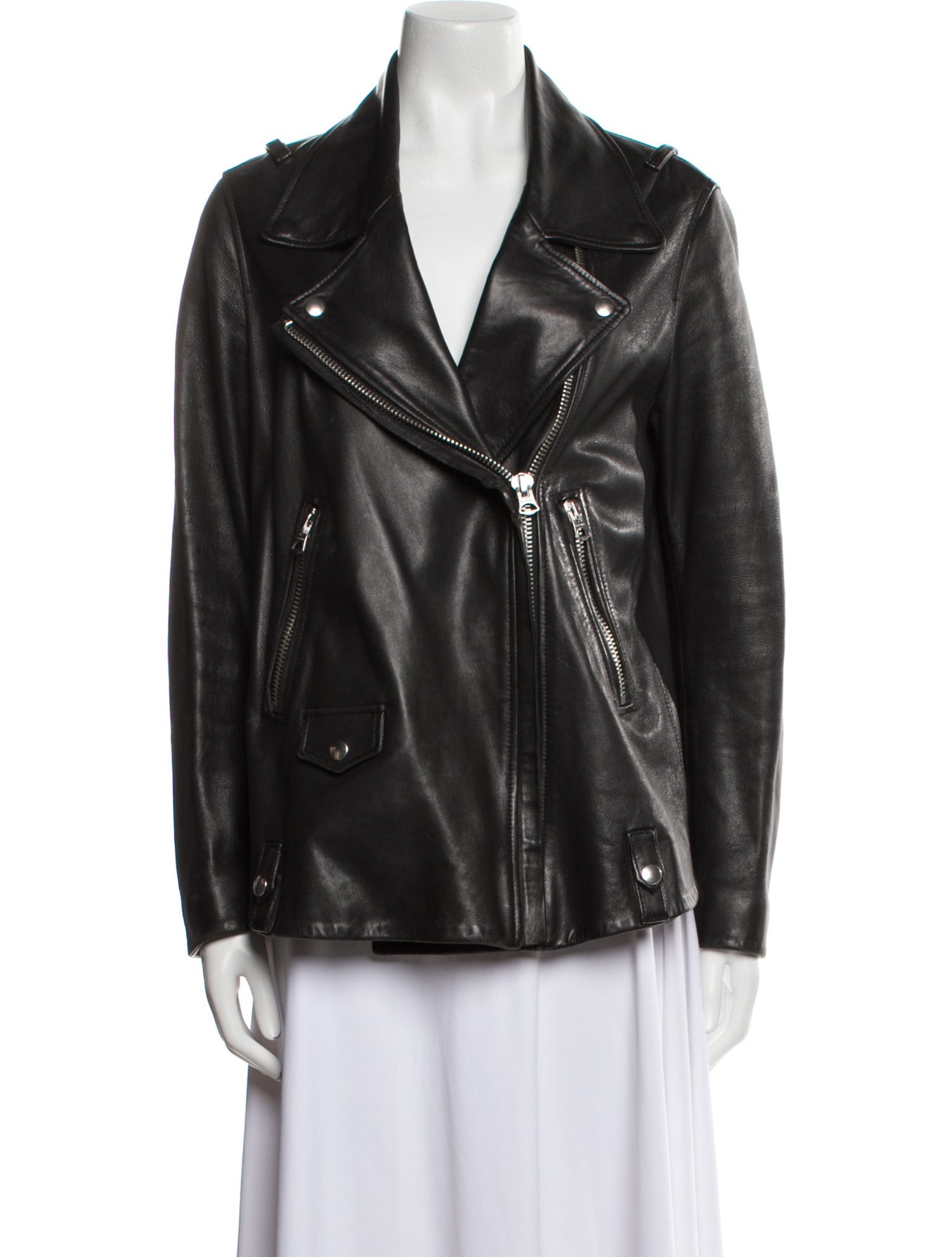 Acne Studios Lamb Leather Biker Jacket