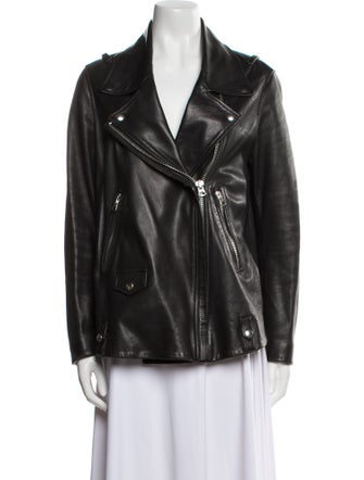 Acne Studios Lamb Leather Biker Jacket