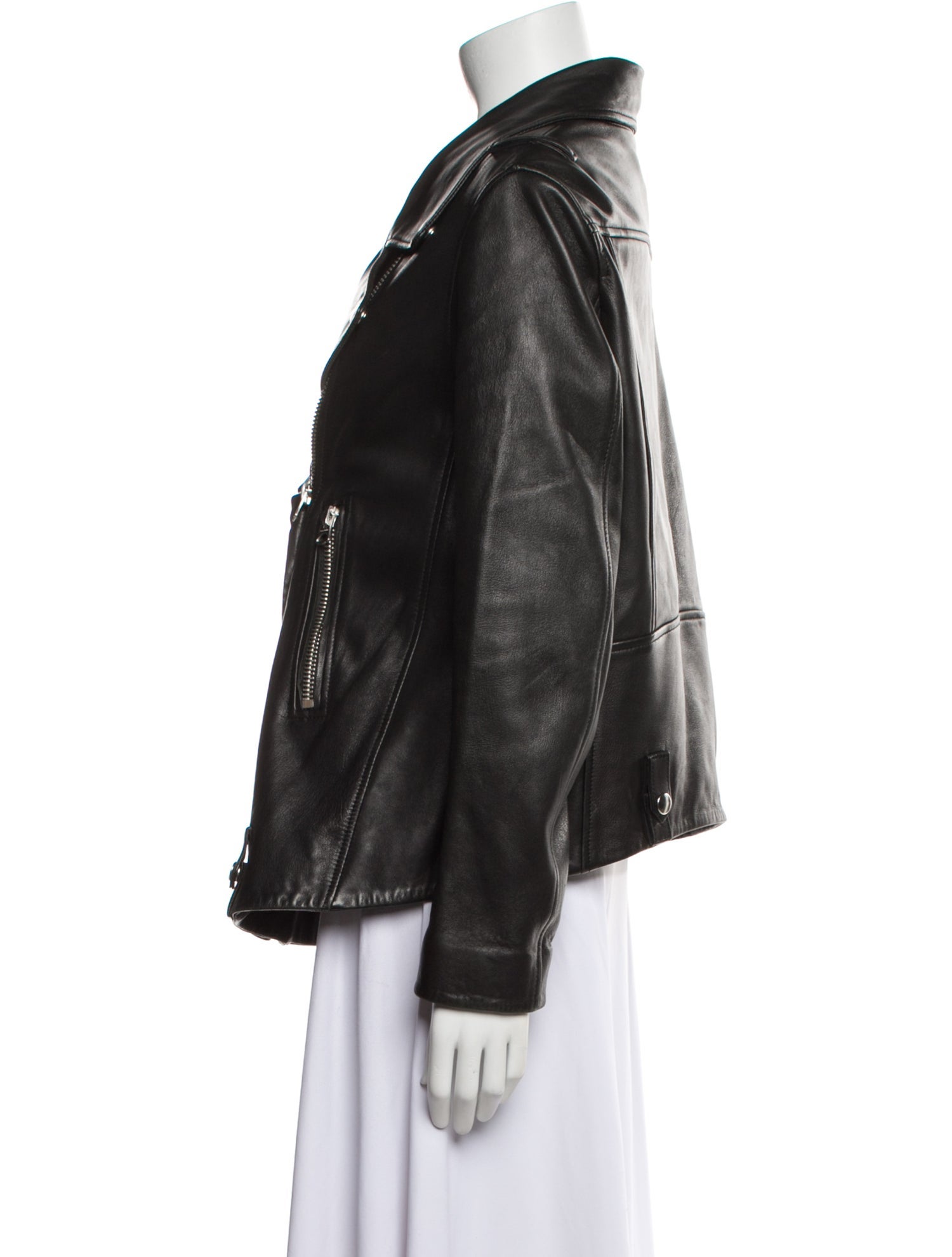 Acne Studios Lamb Leather Biker Jacket