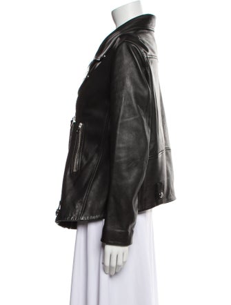 Acne Studios Lamb Leather Biker Jacket