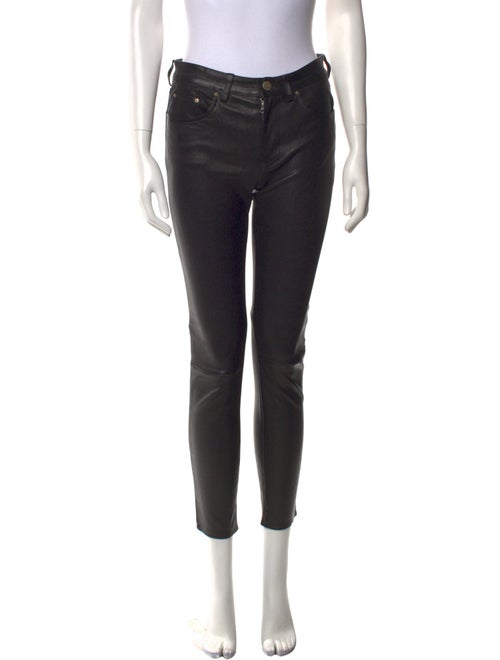 Acne Studios Lamb Leather Skinny Leg Pants