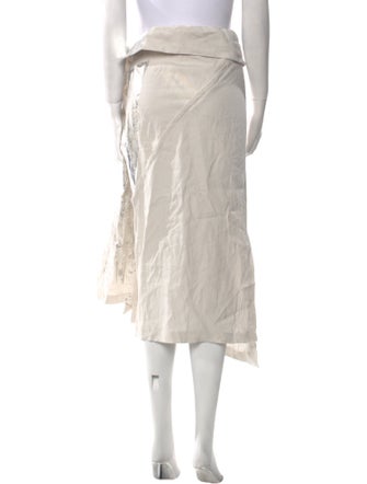 Acne Studios Linen Midi Length Skirt