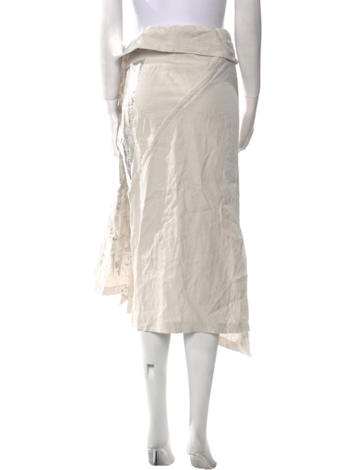 Acne Studios Linen Midi Length Skirt