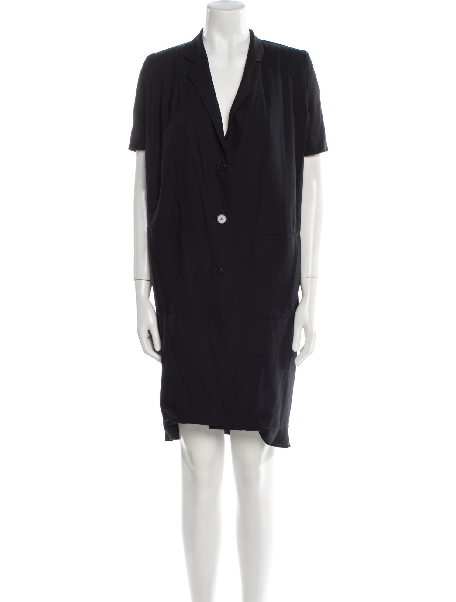 Acne Studios V-Neck Knee-Length Dress