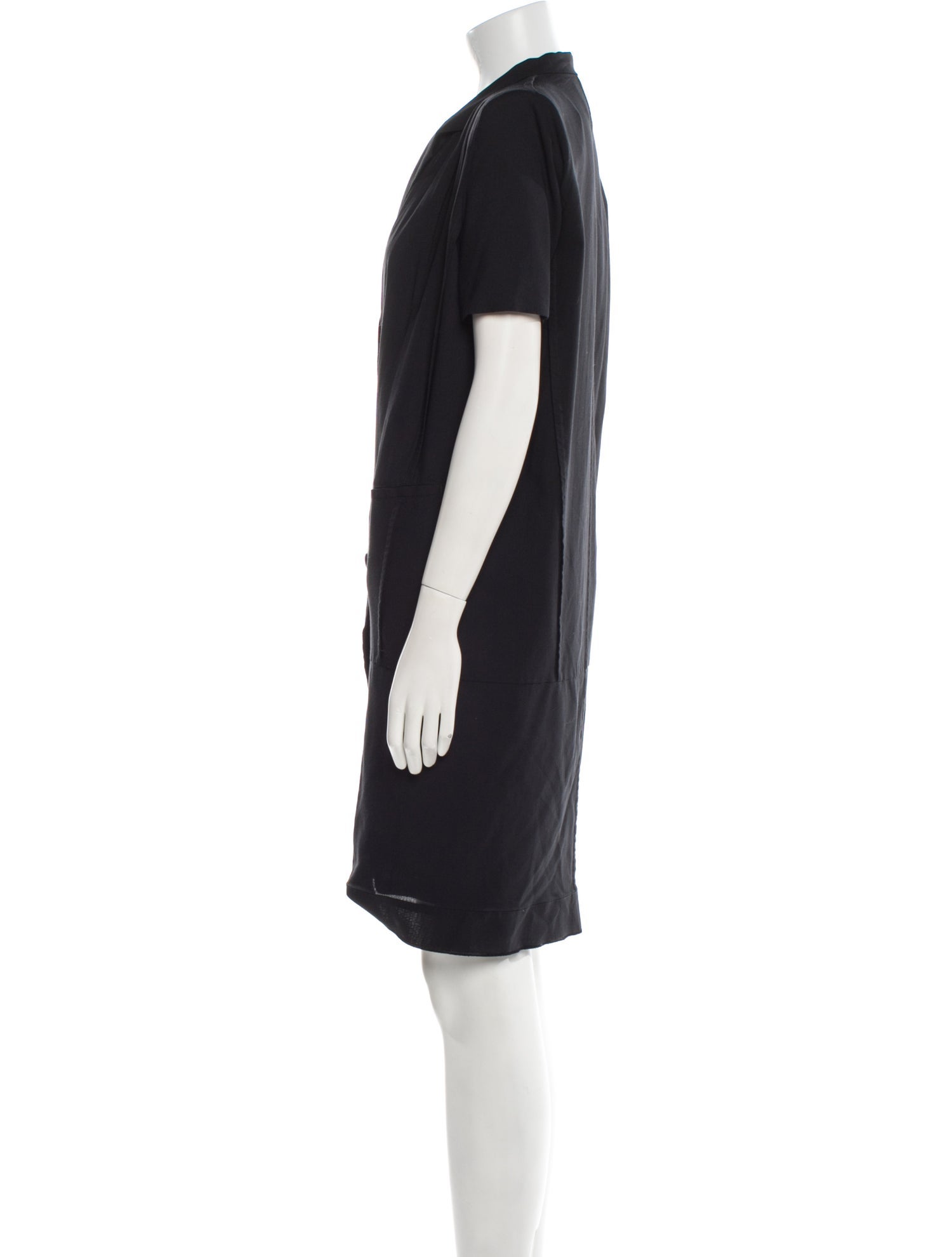 Acne Studios V-Neck Knee-Length Dress