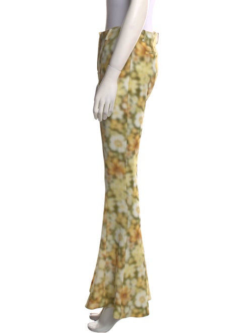 Acne Studios Floral Print Wide Leg Pants