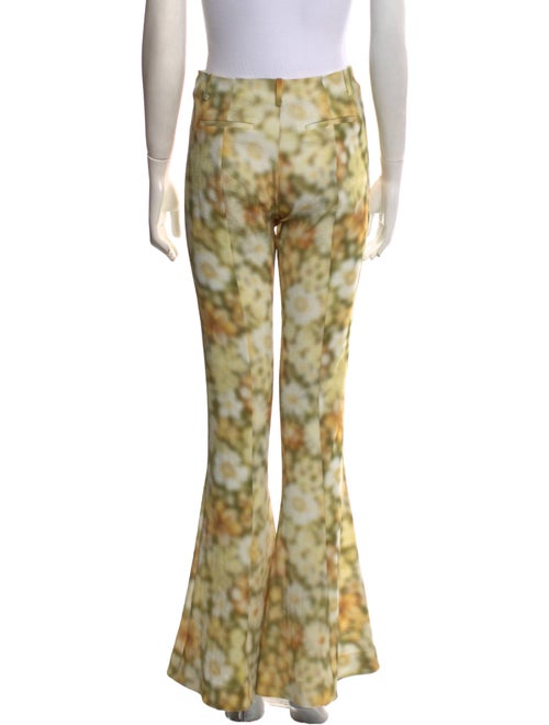 Acne Studios Floral Print Wide Leg Pants