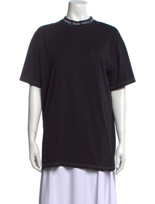 Acne Studios Mock Neck Short Sleeve T-Shirt