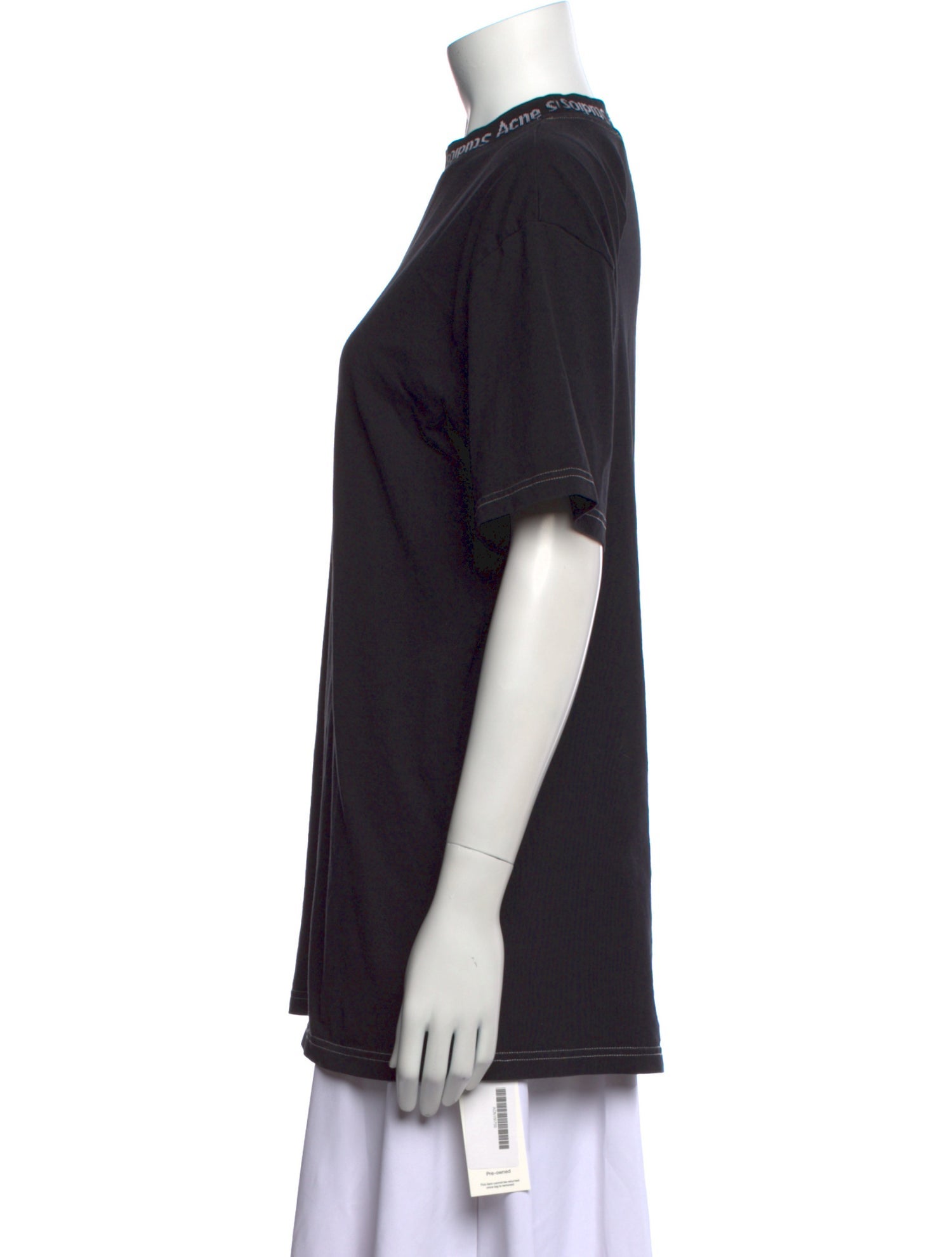 Acne Studios Mock Neck Short Sleeve T-Shirt