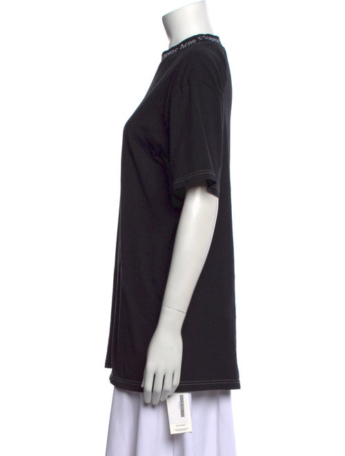 Acne Studios Mock Neck Short Sleeve T-Shirt