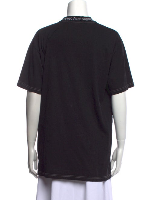 Acne Studios Mock Neck Short Sleeve T-Shirt