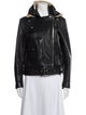 Acne Studios Leather Fur Jacket