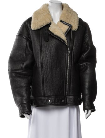 Acne Studios Shearling Faux Fur Jacket