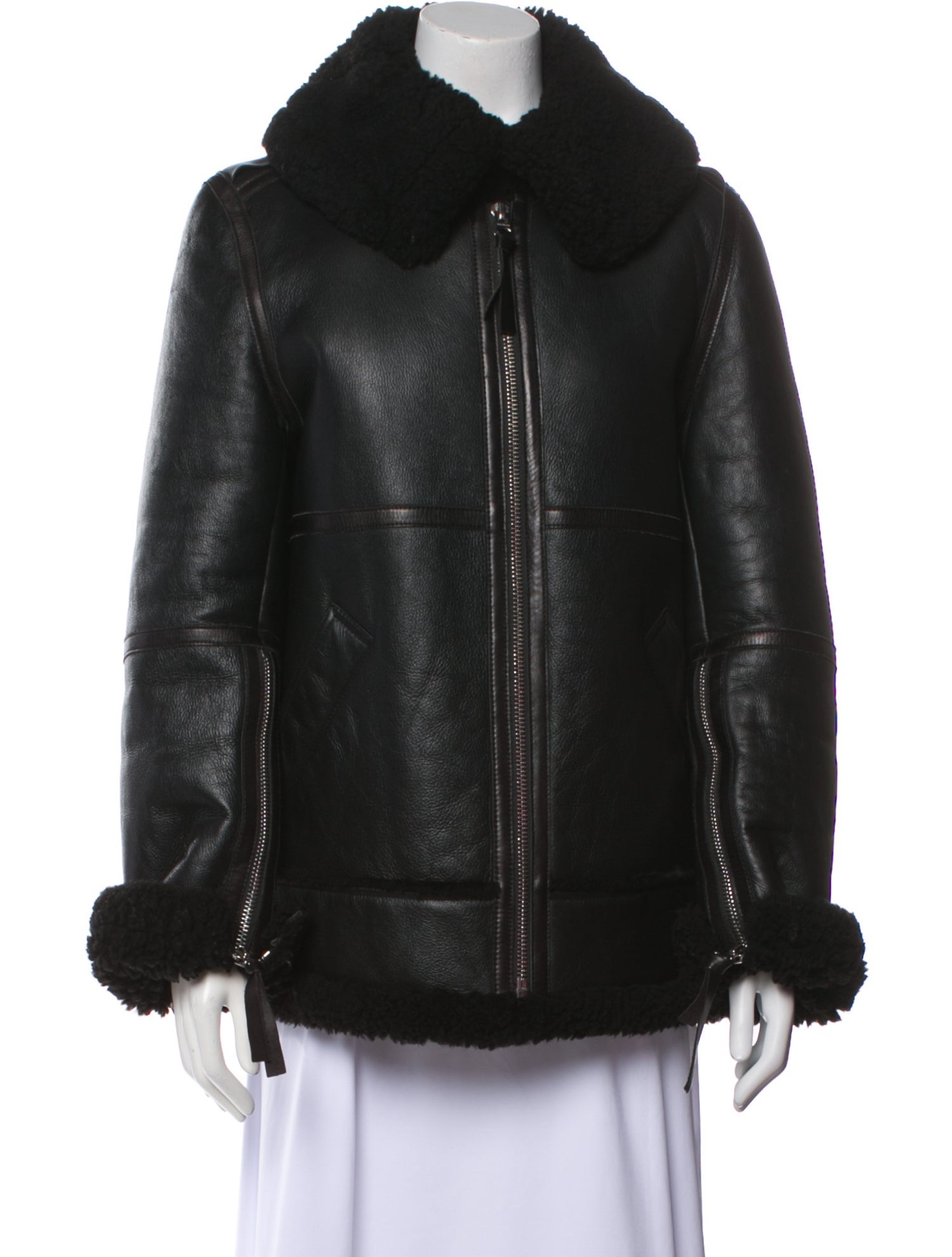 Acne Studios Shearling Fur Coat