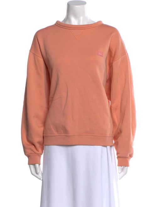 Acne Studios Bateau Neckline Long Sleeve Sweatshirt