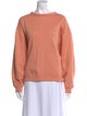 Acne Studios Bateau Neckline Long Sleeve Sweatshirt
