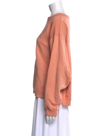 Acne Studios Bateau Neckline Long Sleeve Sweatshirt