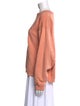 Acne Studios Bateau Neckline Long Sleeve Sweatshirt
