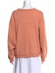 Acne Studios Bateau Neckline Long Sleeve Sweatshirt