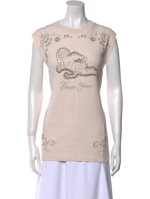 Acne Studios Graphic Print Crew Neck T-Shirt