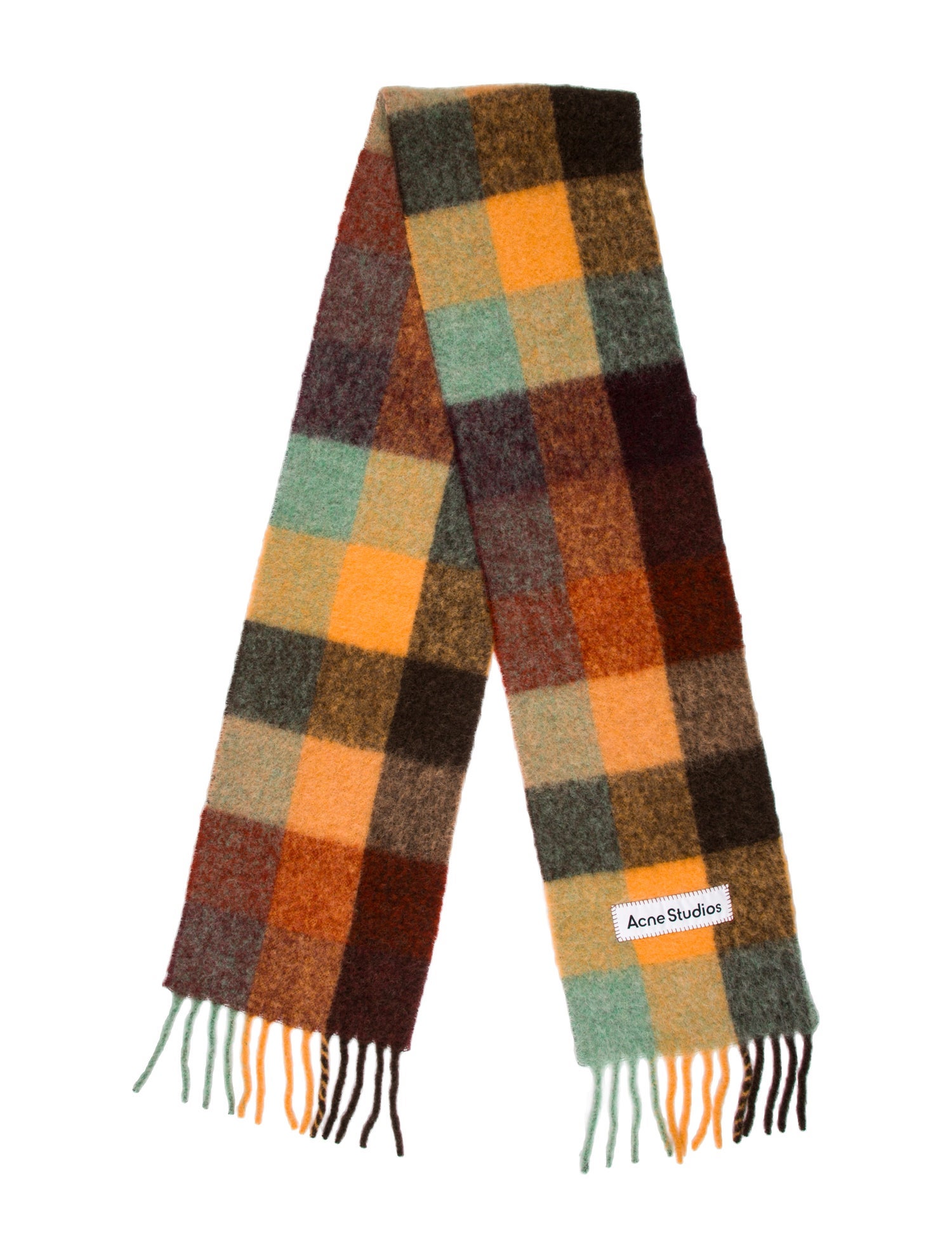 Acne Studios Mohair Striped Scarf