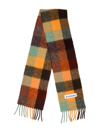 Acne Studios Mohair Striped Scarf