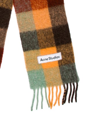 Acne Studios Mohair Striped Scarf
