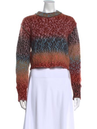 Acne Studios Printed Crew Neck Sweater